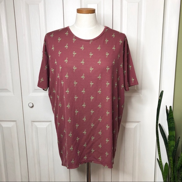 Lularoe Irma, flamingo print - Picture 1 of 6